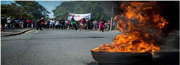 UKZN PMB campus protests against 2017 fee increase
