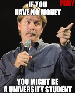 Money managing advice from senior students