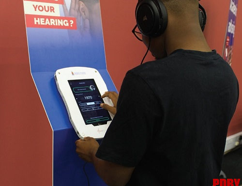 World Hearing Day features hearing test kiosk